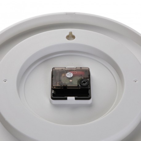 HORLOGE MURALE BLANCHE 30 CM