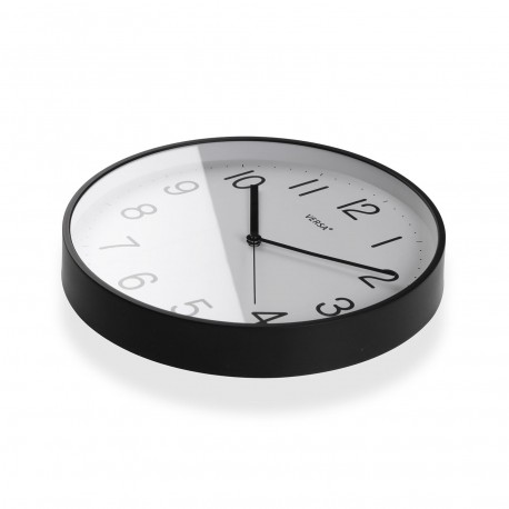 HORLOGE MURALE NOIRE 30 CM