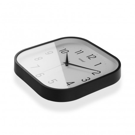 HORLOGE MURALE "SQUARE" NOIRE