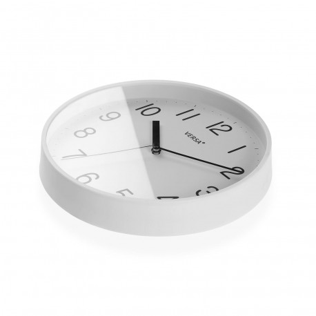 HORLOGE MURALE BLANCHE 25 CM