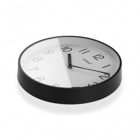 HORLOGE MURALE NOIRE 25 CM