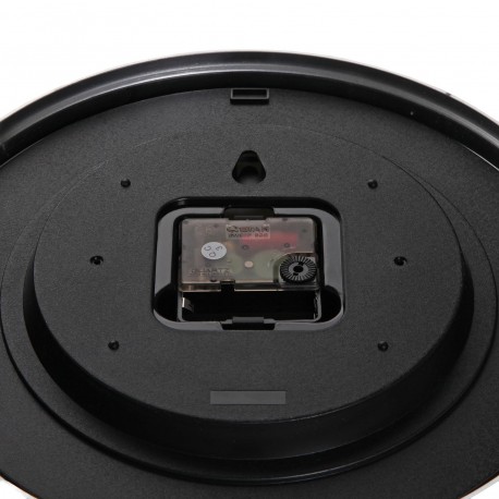 HORLOGE MURALE ARGENTÉE 25 CM