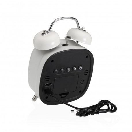 RÉVEIL DIGITAL BLANC