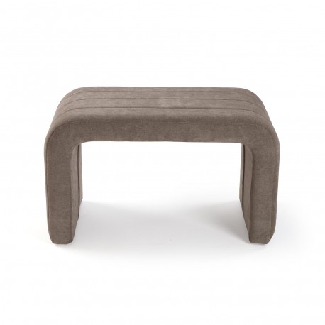 BANC TAPISSÉ BEIGE