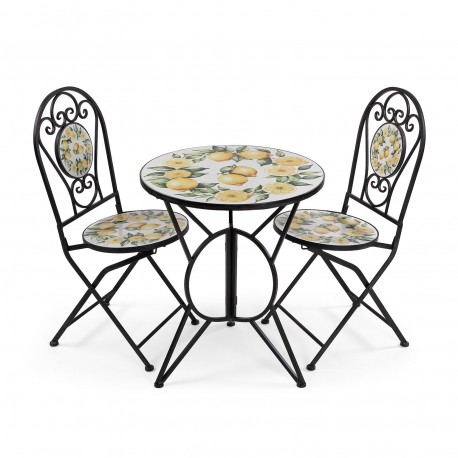 SET TABLE ET 2 CHAISES