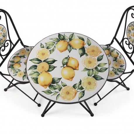 SET TABLE ET 2 CHAISES