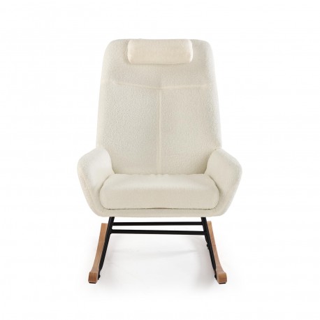 ROCKING CHAIR AVEC COUSSIN BEIGE