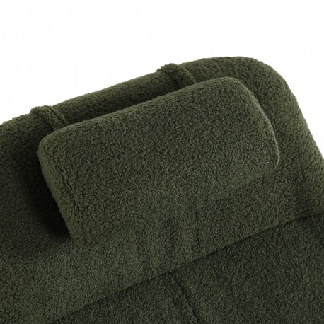 ROCKING CHAIR AVEC COUSSIN VERT