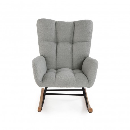 ROCKING CHAIR AVEC ACCOUDOIRS GRIS