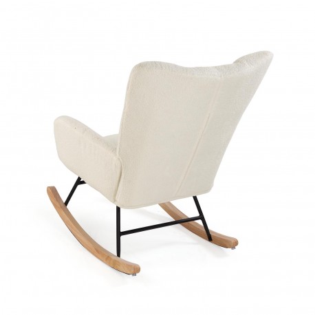 ROCKING CHAIR AVEC ACCOUDOIRS BEIGE