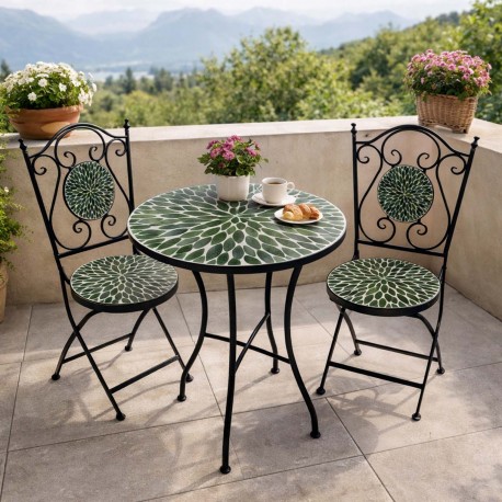 SET TABLE ET 2 CHAISES LIOR