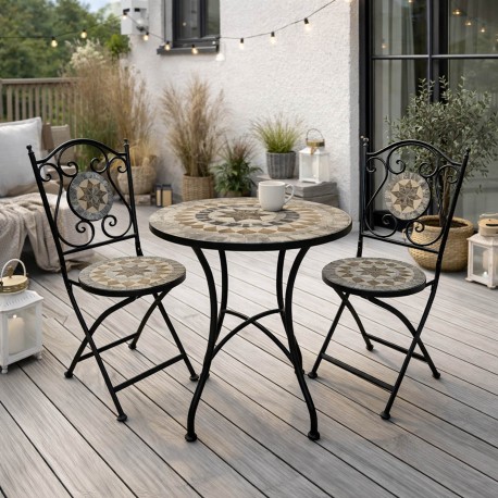 SET TABLE ET 2 CHAISES ERIS