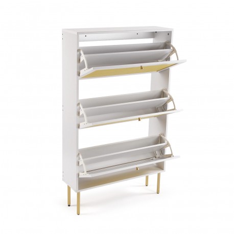 MEUBLE À CHAUSSURES 3 TIROIRS ROTIN