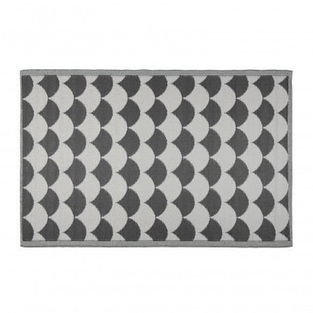 TAPIS ÉCAILLES GRIS 120X180 CM