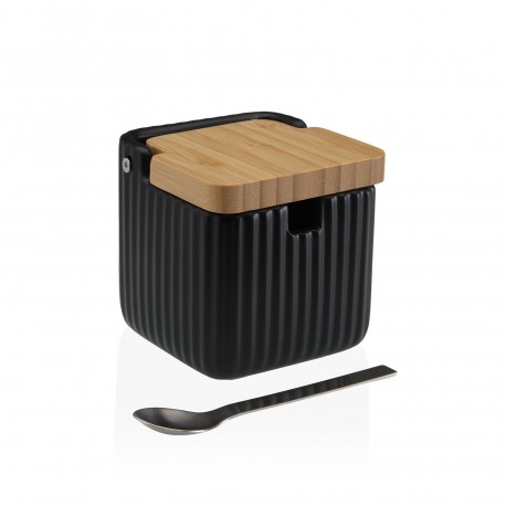 SUCRIER NOIR AVEC CUILLÈRE