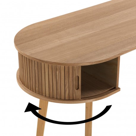 CONSOLE 2 TIROIRS PIN