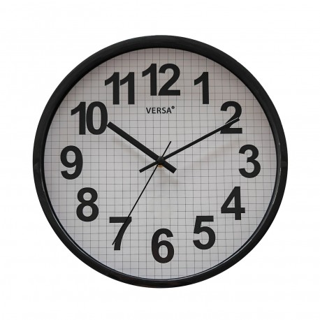 HORLOGE CUISINE 30 CM ATLAS BLANC