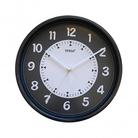 HORLOGE CUISINE 30 CM NOVA NOIR