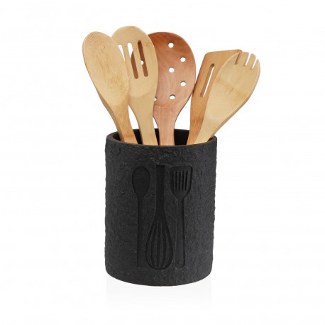 PORTE-USTENSILES VITI GRIS GRAND