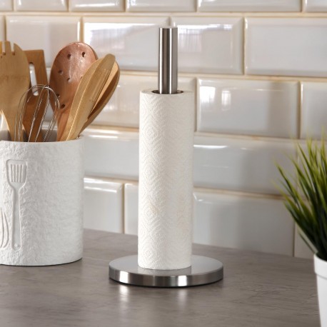 PORTE-ROULEAU MÉTAL CHROMÉ