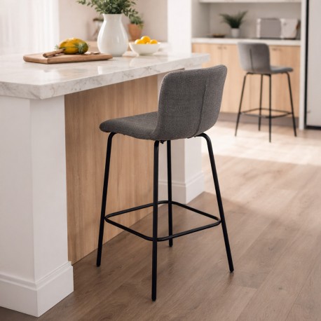 CHAISE HAUTTE GRIS CLAIR