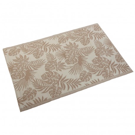 TAPIS SALON MOTIF FEUILLE