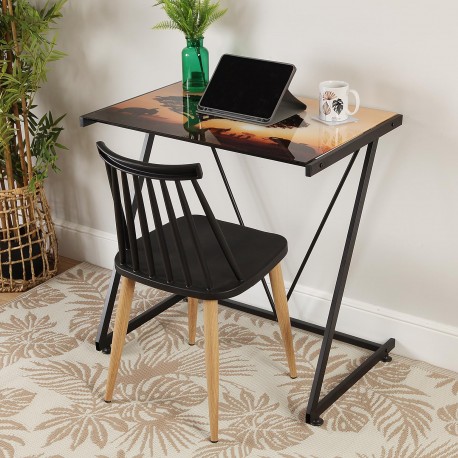 TAPIS SALON MOTIF FEUILLE