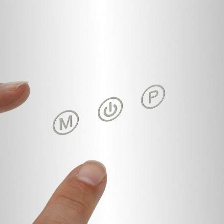 MIROIR RECTANGULAIRE LED 12 LUMIÈRES AVEC SUPPORT