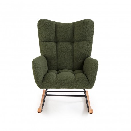 ROCKING CHAIR AVEC ACCOUDOIRS VERT
