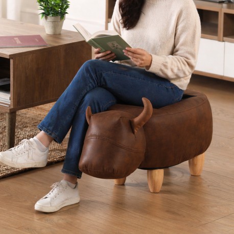 POUF TAUREAU