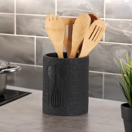 PORTE-USTENSILES VITI GRIS GRAND