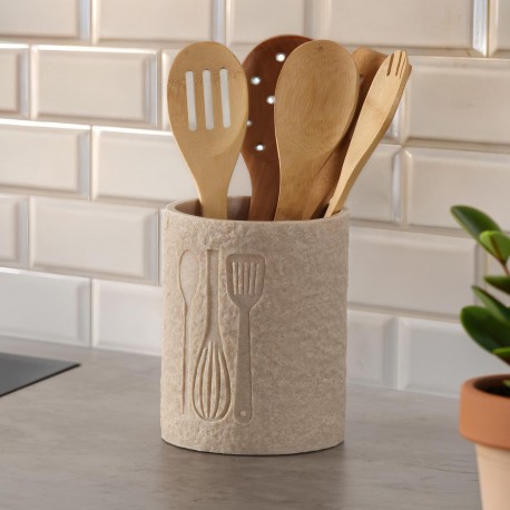 PORTE-USTENSILES VITI BEIGE GRAND