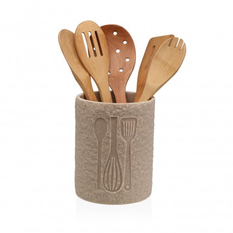 PORTE-USTENSILES VITI BEIGE GRAND