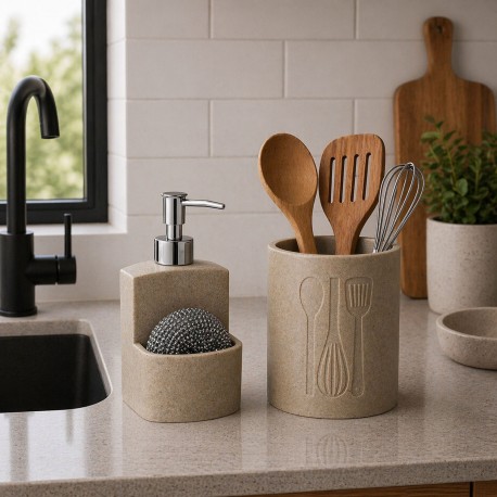 PORTE USTENSILES BEIGE
