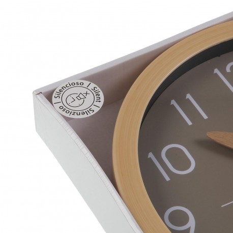 HORLOGE MURALE RAYON GRIS 30CM