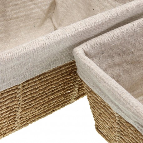 SET DE 2 PANIERS MARRON ZENIT SANS COUVERCLE