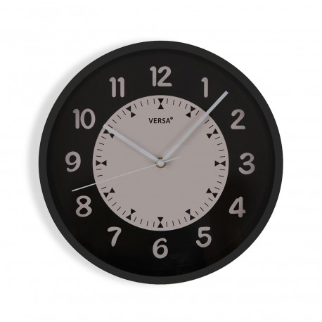 HORLOGE CUISINE 30 CM NOVA NOIR