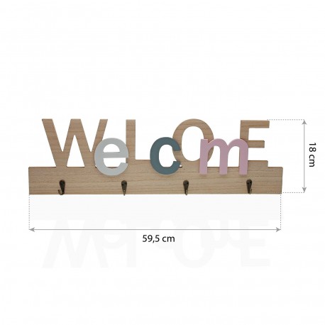 PORTE-CLES WELCOME