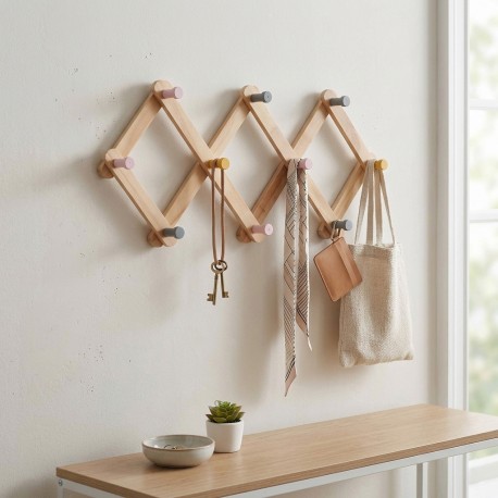 PORTE-MANTEAU EXTENSIBLE BOIS