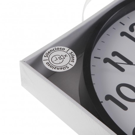 HORLOGE CUISINE 30 CM ECLIPSE NOIR