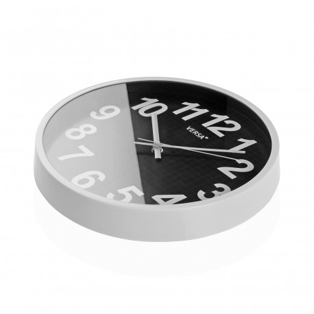 HORLOGE CUISINE 30 CM ATLAS NOIR