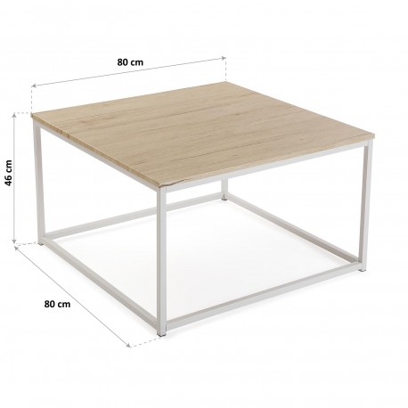 TABLE BASSE BLANCHE CLARA