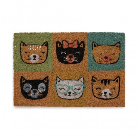 PAILLASSON CHATS CHIC COCO 40X60