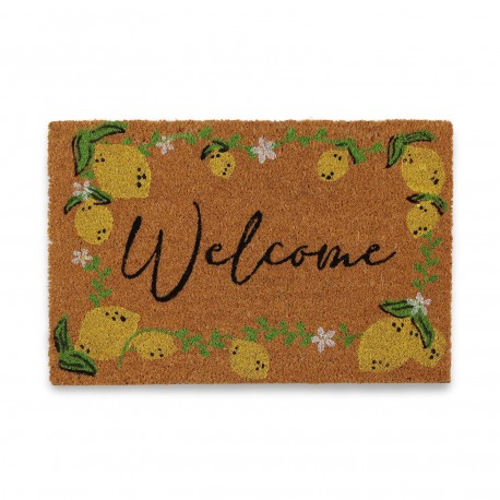 PAILLASSON COCO "WELCOME" CITRONS