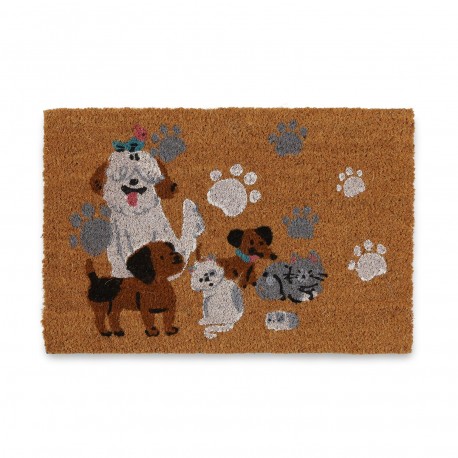 PAILLASSON FAMILLE CHATS & CHIENS