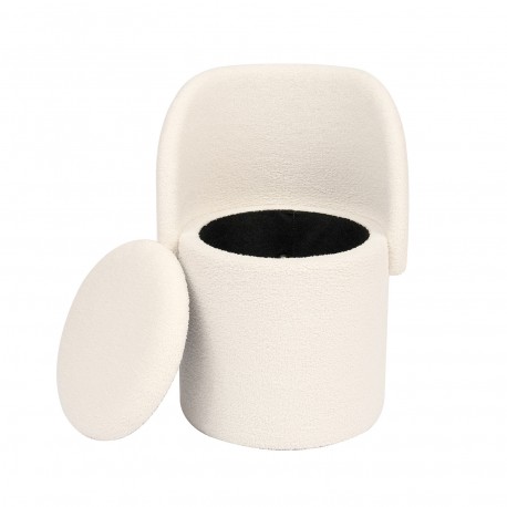 SIÈGE AVEC RANGEMENT BEIGE