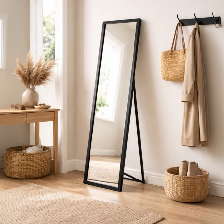MIROIR SUR PIED NOIR