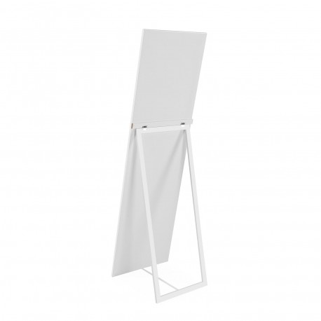 MIROIR SUR PIED BLANC