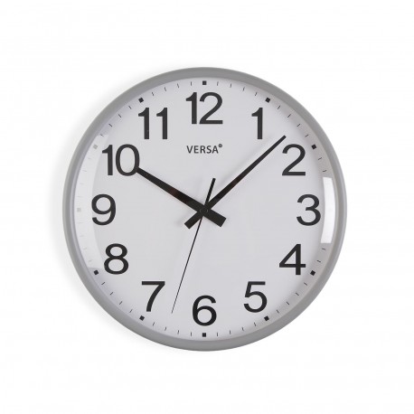 HORLOGE MURALE GIA GRIS 26 CM