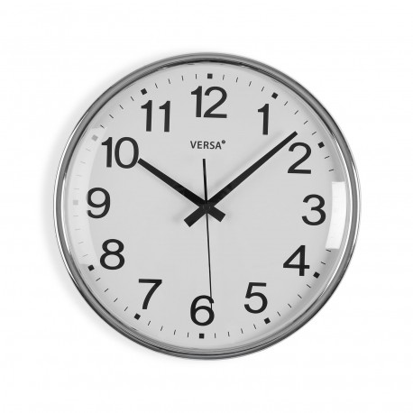 HORLOGE MURALE GIA ARGENT 31 CM